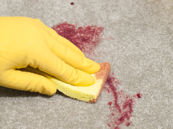 how to get juice stains out of Carpet 