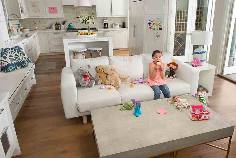 girl on couch
