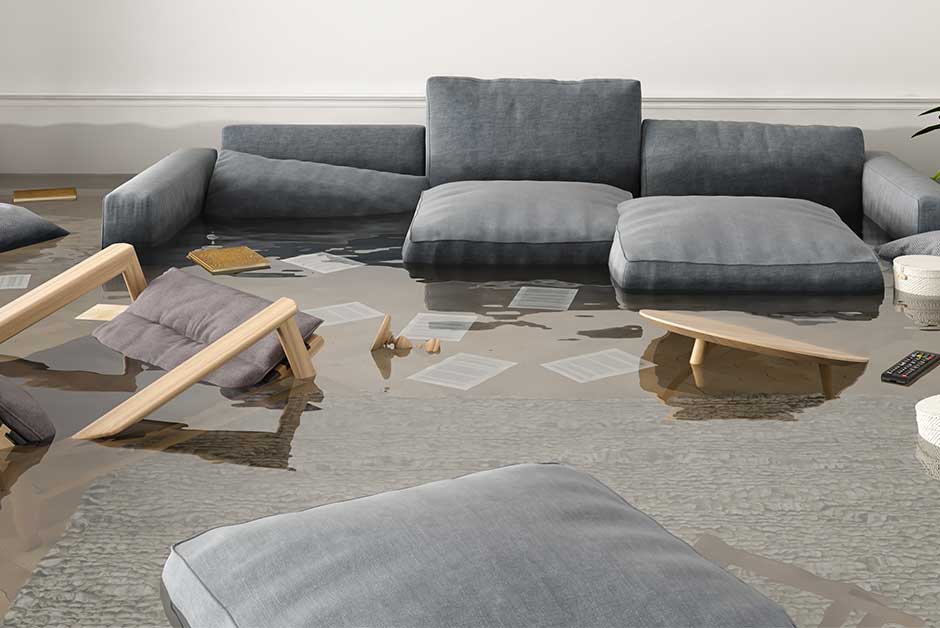 flooded apartment