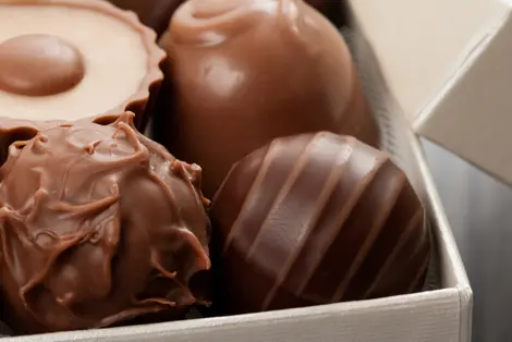 Box of gourmet chocolates - how to get chocolate out of your carpet