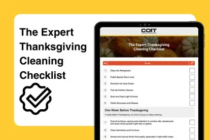 The Expert Thanksgiving Cleaning Checklist