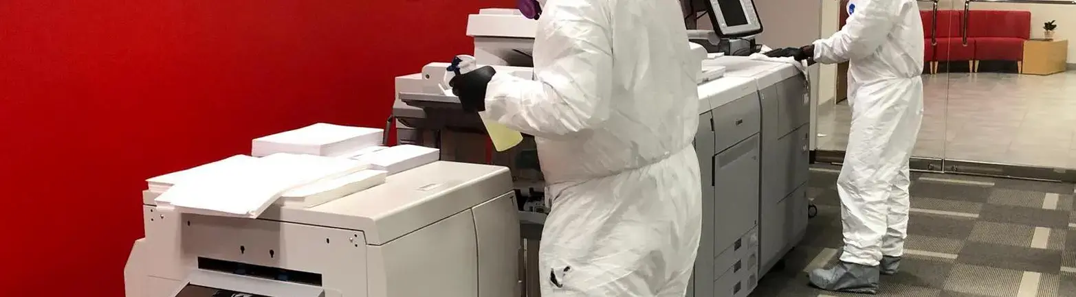 Man Deep Cleaning Commercial Carpet