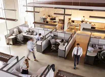 Office with Cubicles