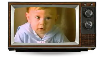 retro tv showing an old COIT commercial