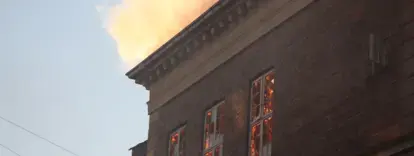 Burning Building - San Diego