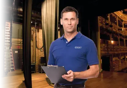 Technician backstage