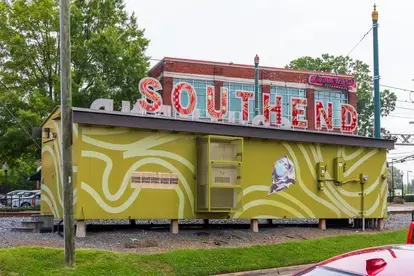 COIT Charlotte cleaning truck arriving at a house for area rug, air duct, blind, carpet, concrete, drapery, dryer vent, furniture, hvac, pet stain, upholstery, tile and grout, and stone cleaning and wood floor cleaning in Charlotte South End, NC.