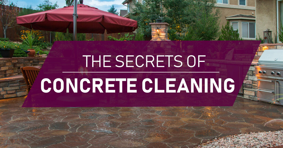 Of Concrete Cleaning, How To Clean Stains Off Concrete Patio