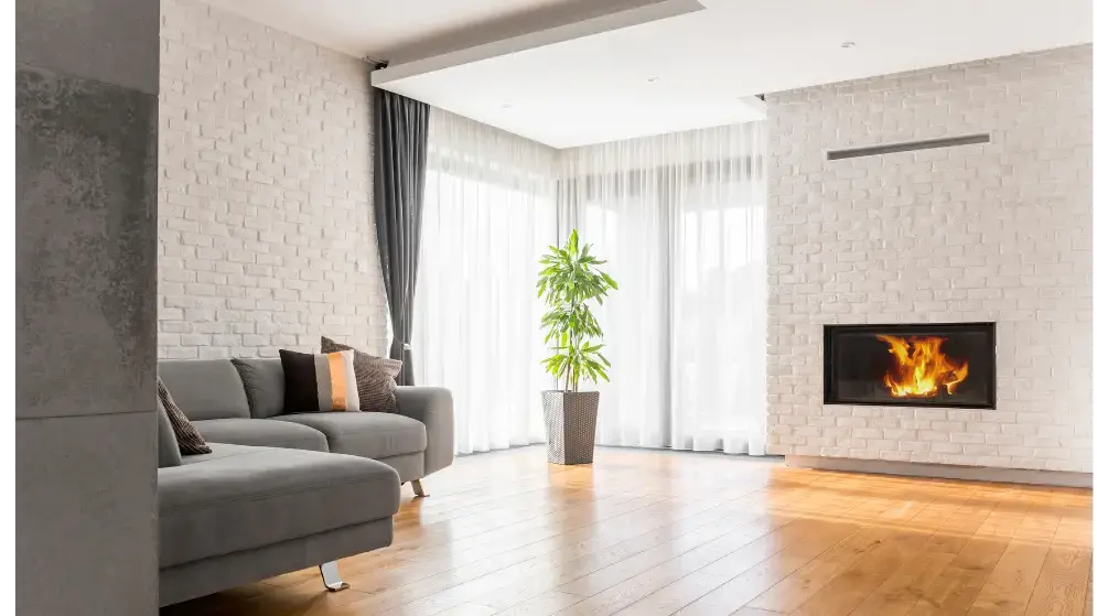 wood floors in a living room