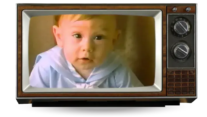 retro tv showing an old COIT commercial