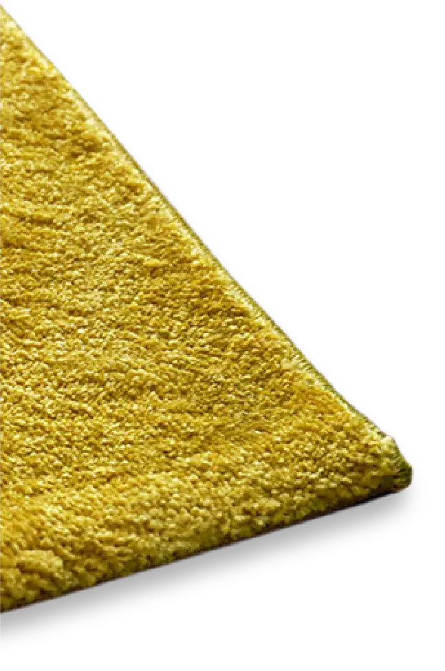 piece of gold shag carpet