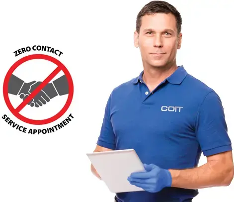 Zero Contact Service Appointment logo