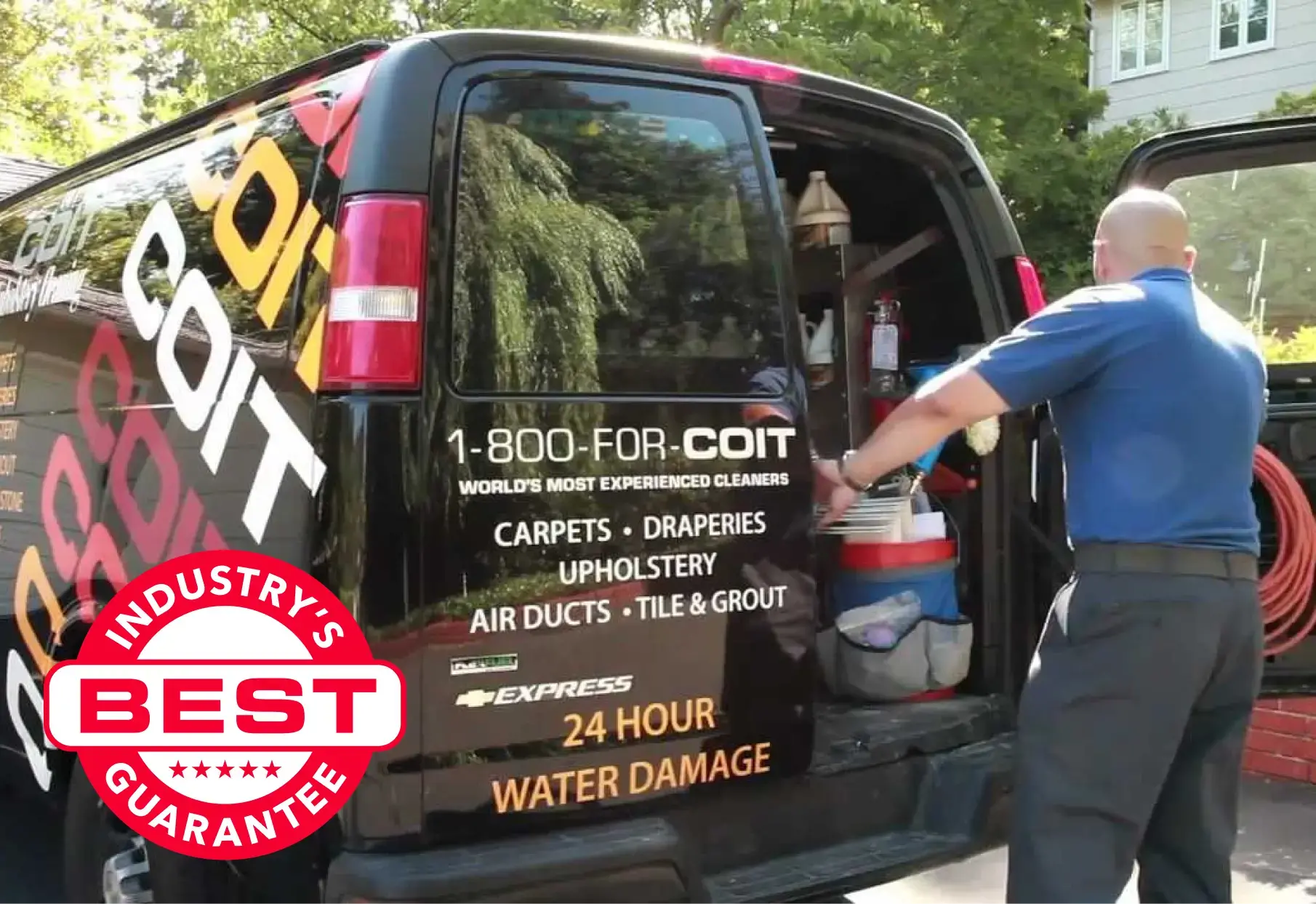 COIT Van with Money Back Guarantee logo