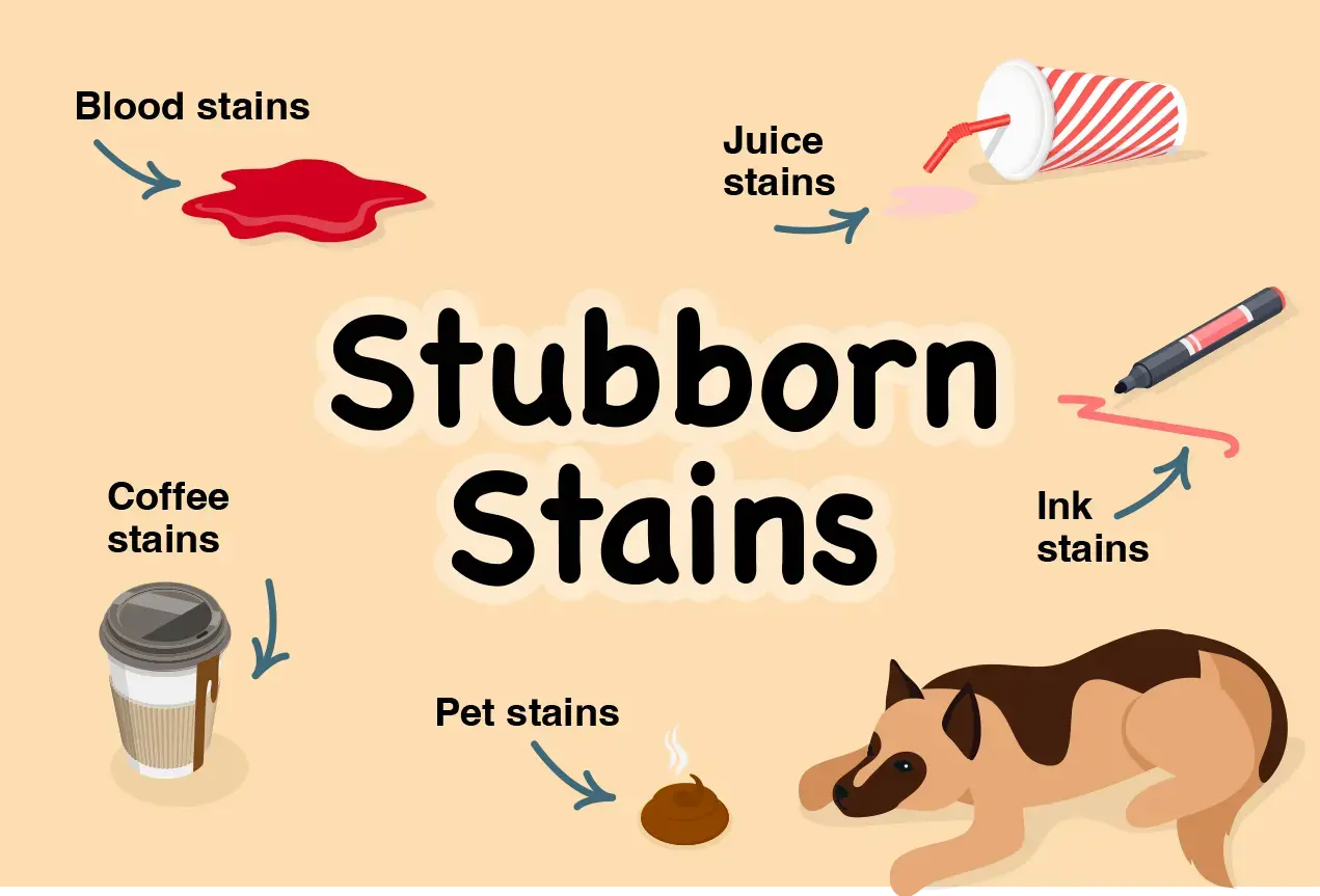 Remove Stubborn Stains infographic