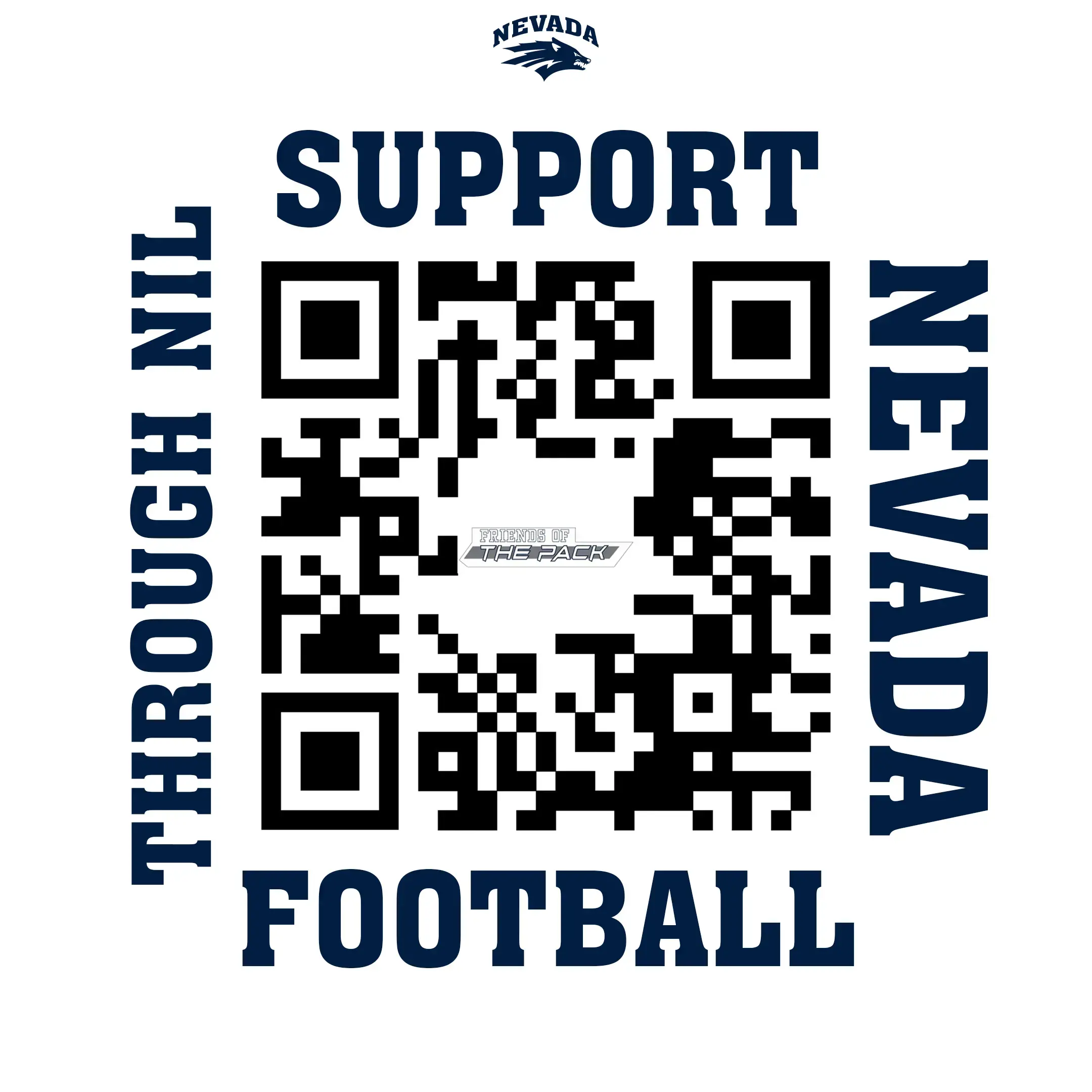 Support Nevada Football QR Code