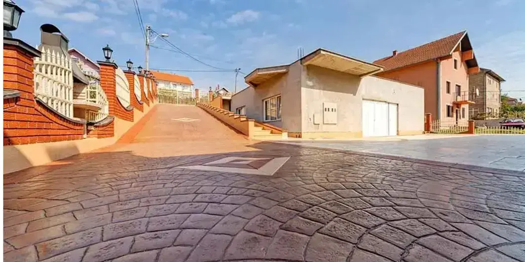 concrete driveway