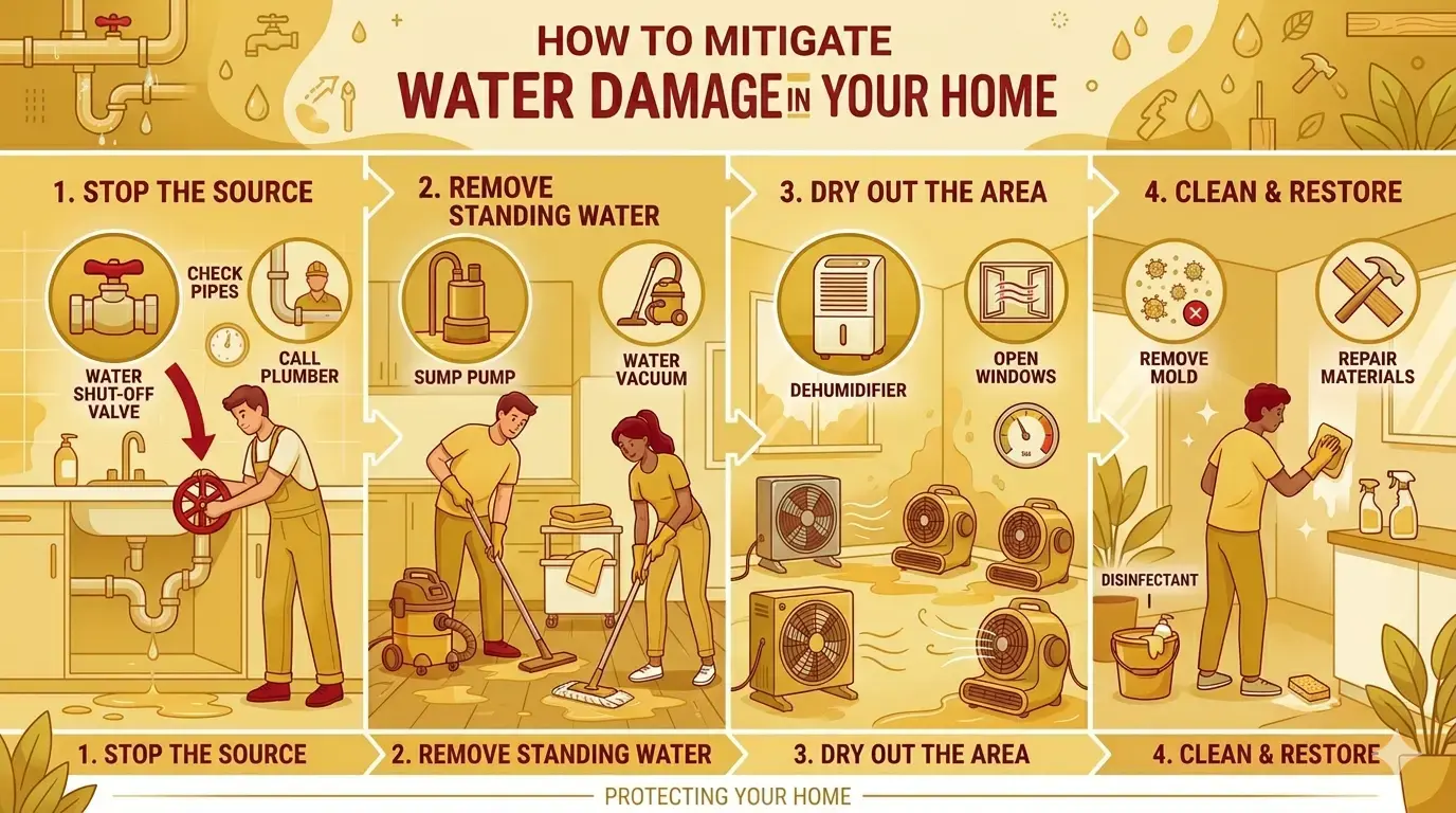 How to Mitigate Water Damage