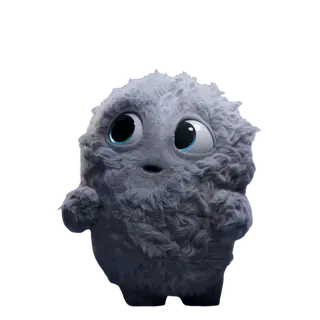 Small creature looking sideways