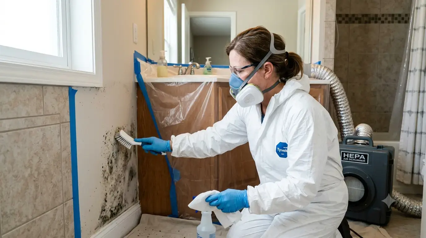 Learn the difference between mold removal and mold remediation, when each is appropriate, and why professional remediation is often the best long-term solution.